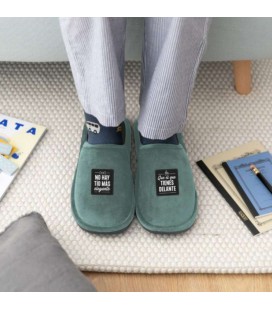 ZAPATILLAS DE CASA T 40 43 NO HAY TIO MAS ELEGANTE QUE EL QUE TIENES