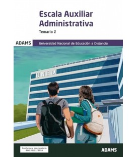 TEMARIO 2 ESCALA AUXILIAR UNIVERSIDAD A DISTANCIA (UNED)