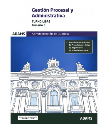 TEMARIO 3 GESTION PROCESAL Y ADMINISTRATIVA