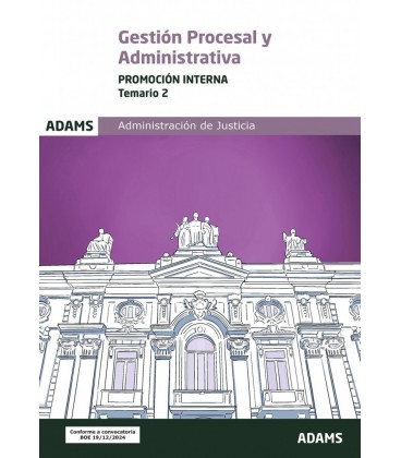 TEMARIO 2 GESTION PROCESAL Y ADMINISTRATIVA. PROMOCION INTERNA