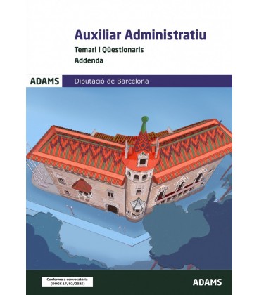 ADDENDA TEMARI I QUESTIONARIS AUXILIAR ADMINISTRATIU DIPUTACIO DE BARC