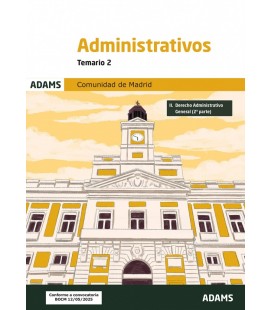 TEMARIO 2 ADMINISTRATIVOS DE LA COMUNIDAD DE MADRID