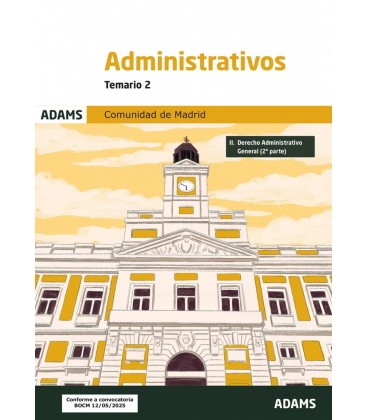 TEMARIO 2 ADMINISTRATIVOS DE LA COMUNIDAD DE MADRID