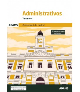 TEMARIO 4 ADMINISTRATIVOS COMUNIDAD DE MADRID