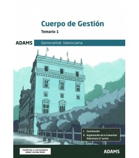 TEMARIO 1 CUERPO DE GESTION DE LA ADMINISTRACION DE LA GENERALITAT VAL