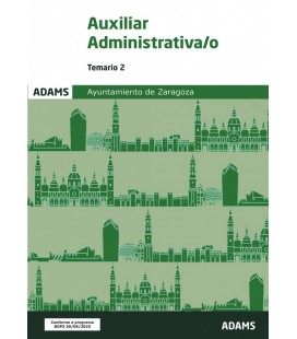 TEMARIO 2 AUXILIAR ADMINISTRATIVO AYUNTAMIENTO DE ZARAGOZA