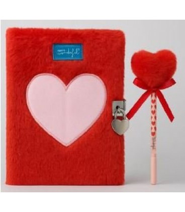 DIARIO PERSONAL + BOLI - CORAZON DE PELUCHE