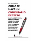 COMO SE HACE UN COMENTARIO DE TEXTO