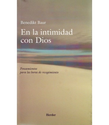 EN LA INTIMIDAD CON DIOS