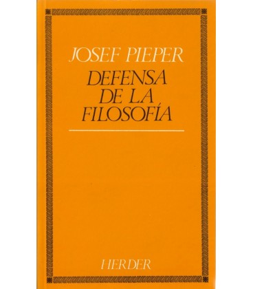 DEFENSA DE LA FILOSOFIA