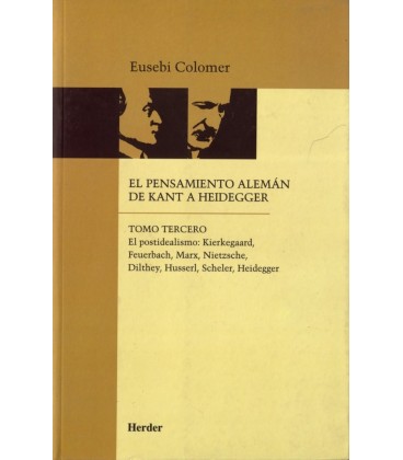 EL PENSAMIENTO ALEMAN DE KANT A HEIDEGGER III