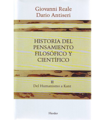HISTORIA DEL PENSAMIENTO FILOSOFICO Y CIENTIFICO II