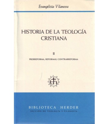 HISTORIA DE LA TEOLOGIA CRISTIANA II