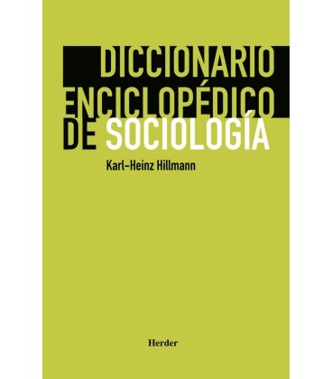 DICCIONARIO ENCICLOPEDICO DE SOCIOLOGIA