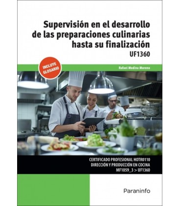 SUPERVISION EN EL DESARROLLO DE LAS PREPARACIONES CULINARIAS HASTA SU