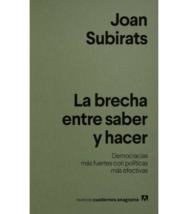 BRECHA ENTRE SABER Y HACER