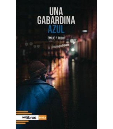 UNA GABARDINA AZUL