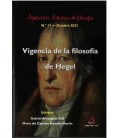 VIGENCIA DE LA FILOSOFIA DE HEGEL