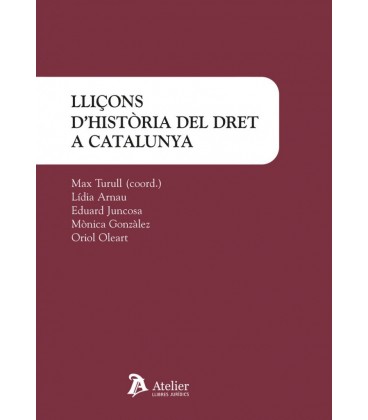 LLIÇONS D HIST RIA DEL DRET A CATALUNYA
