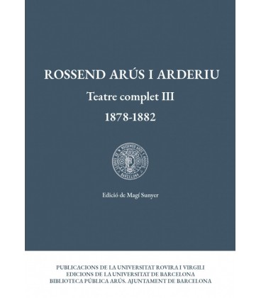 TEATRE COMPLET III (1878-1882)