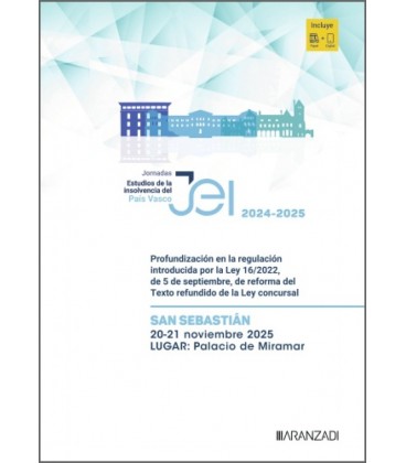 ESTUDIOS DE LA INSOLVENCIA DEL PAIS VASCO. JORNADAS DONOSTI (20-21 NOV