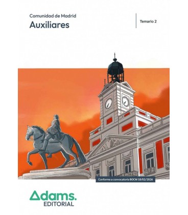 AUXILIARES ADMINISTRATIVOS DE LA COMUNIDAD DE MADRID TEMARIO 2