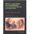 CRITICA Y LEGITIMIDAD DE LA MODERNIDAD EN EL PENSAMIENTO FILOSOFICO DE