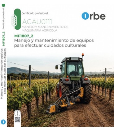 MANEJO Y MANTENIMIENTO DE EQUIPOS PARA EFECTUAR CUIDADOS CULTURALES. A
