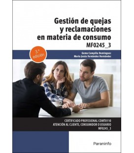 GESTION DE QUEJAS Y RECLAMACIONES EN MATERIA DE CONSUMO