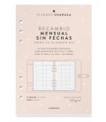 RECAMBIO AGENDA MENSUAL SIN FECHA. A5.