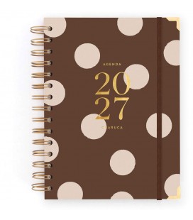 AGENDA CHARUCA SEMANAL 2027. CHOCOLATE LOVE. MEDIANA.