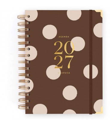 AGENDA CHARUCA SEMANAL 2027. CHOCOLATE LOVE. MEDIANA.