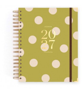 AGENDA CHARUCA DIARIA 2027. PISTACHO DREAM. GRANDE.