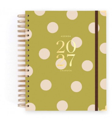 AGENDA CHARUCA DIARIA 2027. PISTACHO DREAM. GRANDE.