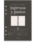 RECAMBIO DE HOJA CONTROL DE GASTOS PARA PLANNER A5.