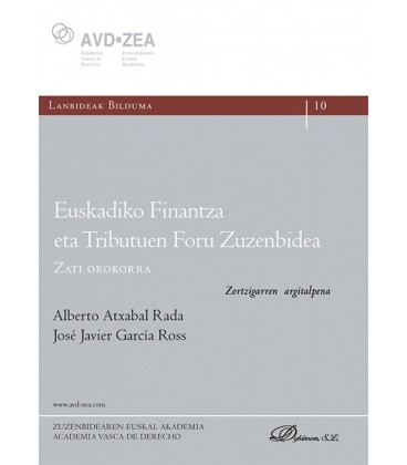 EUSKADIKO FINANTZA ETA TRIBUTUEN FORU ZUZENBIDEA