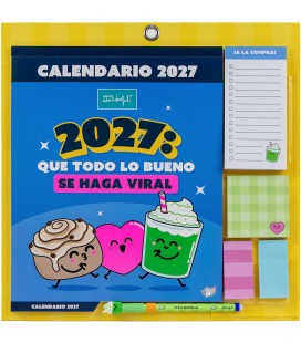 CALENDARIO PARED MAGNETICO 2027 QUE TODO SE HAGA VIRAL