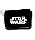 BANDOLERA SOLAPA LOGO STAR WARS BOLSO BLANCO Y NEGRO STAR WARS