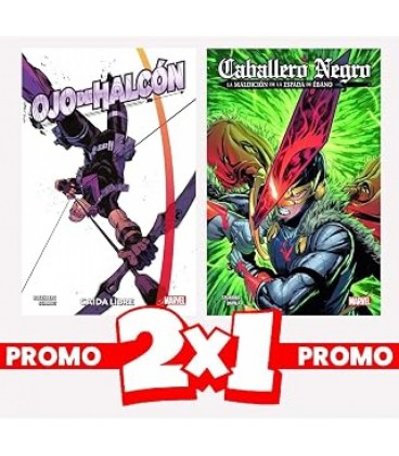 PACK OFERTA 2X1 OJO DE HALCON CAIDA LIBRE Y CABALLERO NEGRO