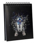 LIBRETA CON LUZ Y SONIDO R2D2 STAR WARS EP4