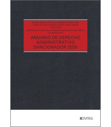 ANUARIO DE DERECHO ADMINISTRATIVO SANCIONADOR 2026