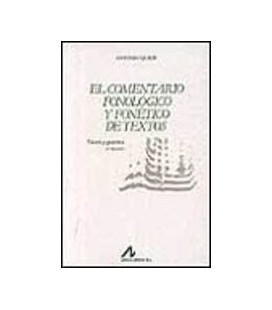 COMENTARIO FONOLOGICO Y FONETICO DE TEXTOS TEORIA Y PRACTICA