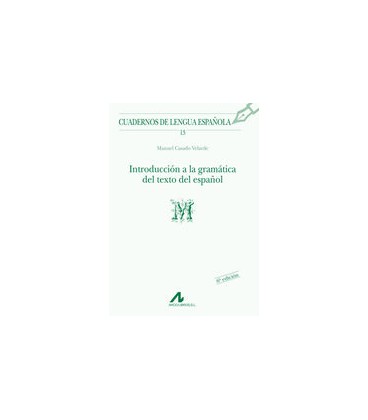 INTRODUCCION A LA GRAMATICA DEL TEXTO EN ESPAÑOL (M)