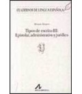 TIPOS DE ESCRITO III EPISTOLAR ADMINISTRATIVO JURIDICO (U)