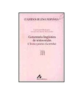 COMENTARIO LINGUISTICO DE TEXTOS ORALES I (M)