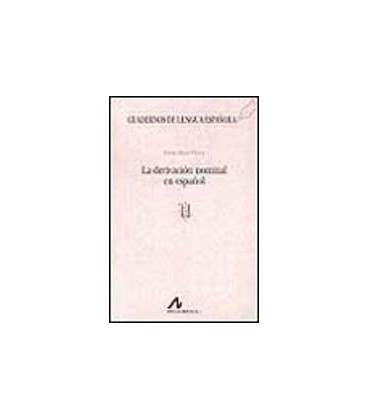 DERIVACION NOMINAL EN ESPAÑOL (U)