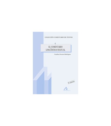 COMENTARIO LINGUISTICO TEXTUAL