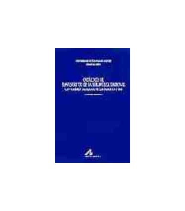 CATALOGO DE MANUSCRITOS BIBLIOTECA NACIONAL POESIA S XVI Y XVII (T 1 A
