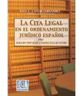 CITA LEGAL ORDENAMIENTO JURIDICO ESPAÑOL