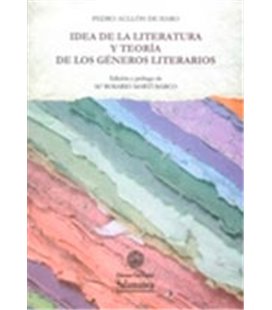 IDEA DE LA LITERATURA Y TEORIA DE LOS GENEROS LITERARIOS